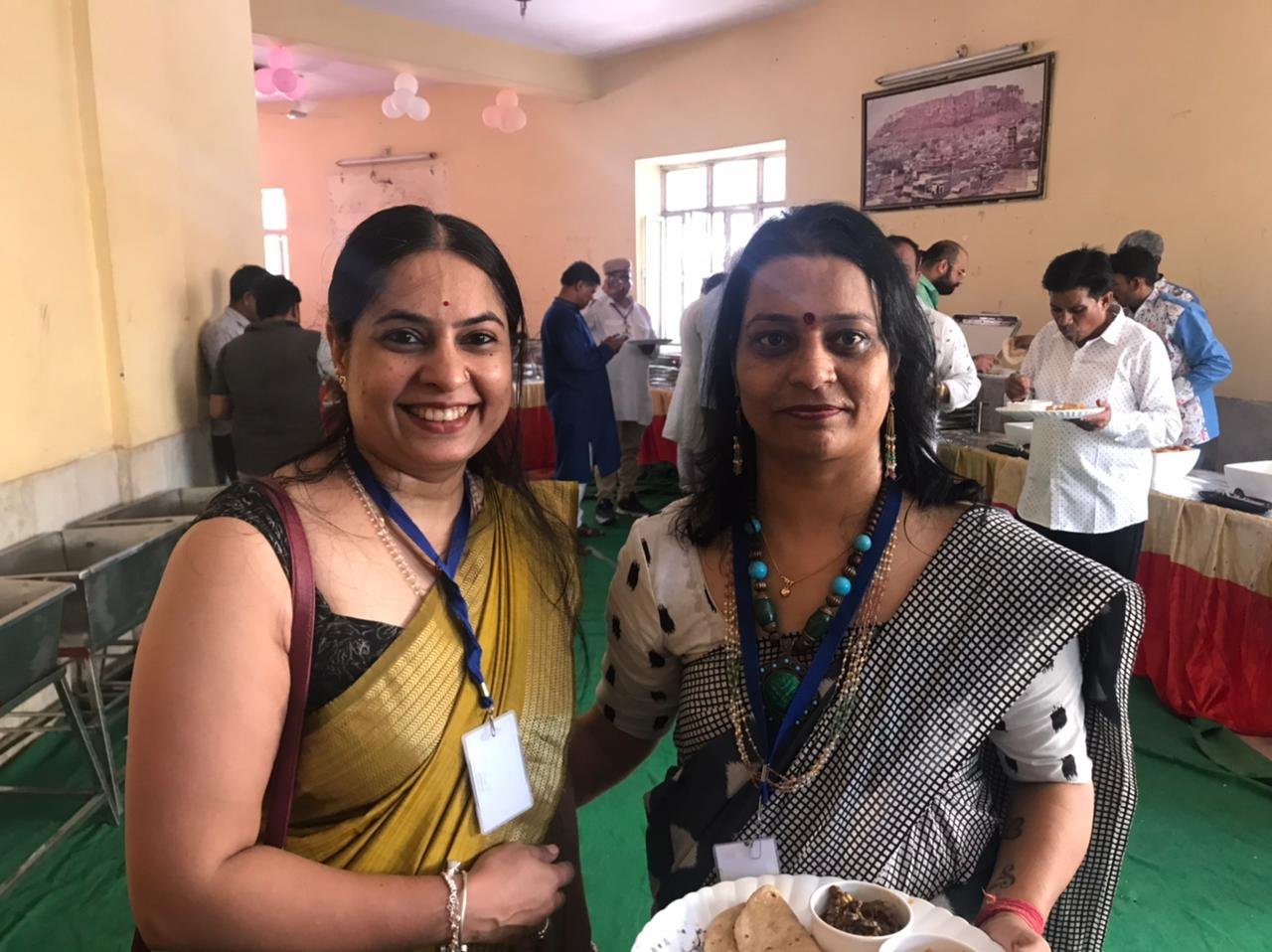 With a fellow astrologer